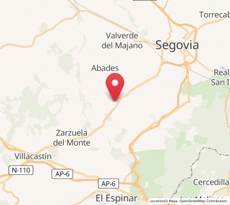 Map of Campillo, Castille and León