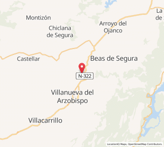 Map of Campiña, Andalusia