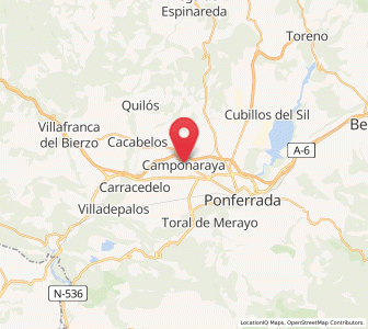 Map of Camponaraya, Castille and León