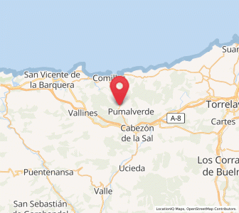 Map of Canales, Cantabria