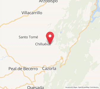 Map of Cañamares, Andalusia