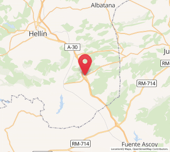 Map of Cancarix, Castille-La Mancha