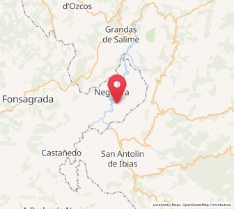 Map of Cancio, Galicia