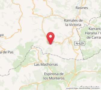 Map of Cañedo, Cantabria