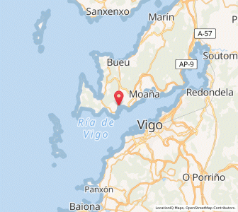 Map of Cangas do Morrazo, Galicia