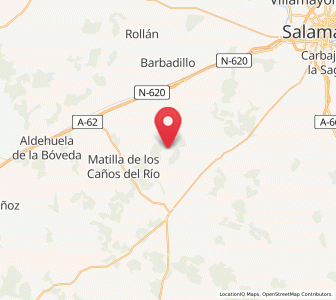 Map of Canillas de Torneros, Castille and León