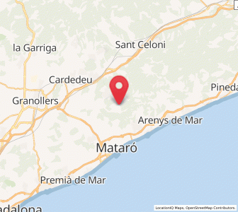 Map of Canyamars, Catalonia