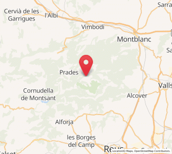 Map of Capafonts, Catalonia