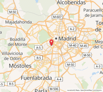 Map of Carabanchel, Madrid