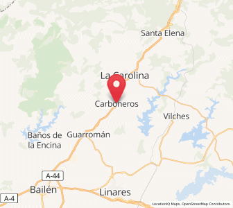 Map of Carboneros, Andalusia