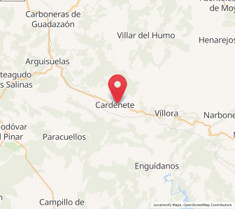 Map of Cardenete, Castille-La Mancha