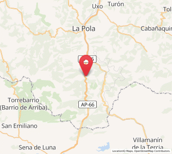 Map of Carraluz, Asturias