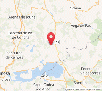 Map of Carrascal de San Miguel, Cantabria