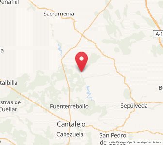 Map of Carrascal del Río, Castille and León