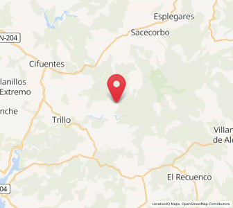 Map of Carrascosa de Tajo, Castille-La Mancha