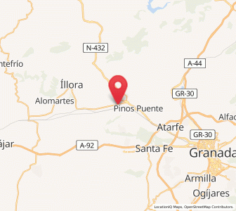 Map of Casa Nueva, Andalusia