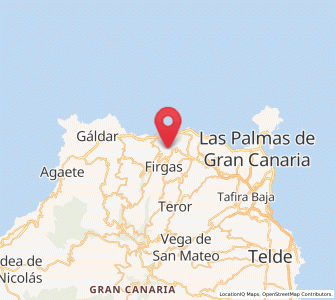 Map of Casablanca, Canary Islands