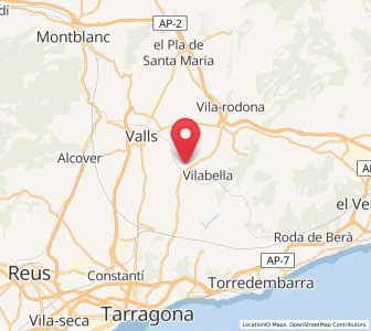 Map of Casafort, Catalonia