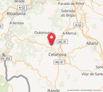 Map of Casardeita, Galicia