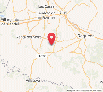 Map of Casas de Cuadra, Valencia