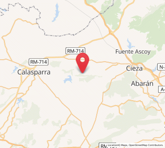 Map of Casas de los Losares, Murcia