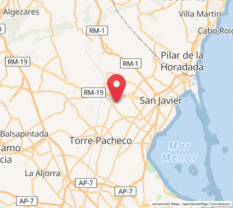 Map of Casas del Hondo, Murcia