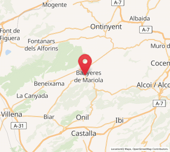 Map of Casas del Notari, Valencia