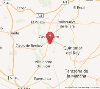 Map of Casasimarro, Castille-La Mancha