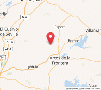 Map of Caserío Las Cañas, Andalusia