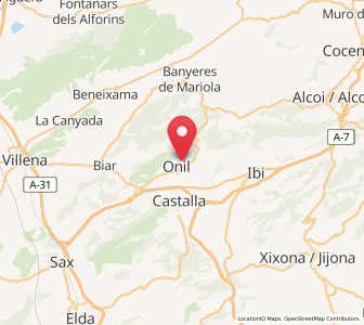Map of Caserío Les Eres, Valencia