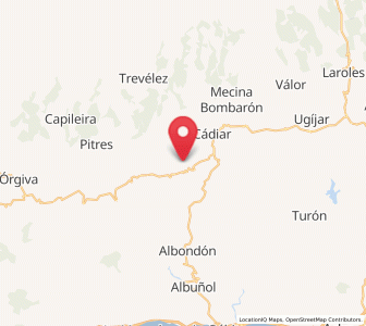 Map of Caserío Lobrazán, Andalusia