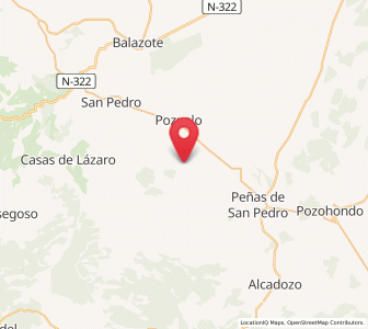 Map of Casica del Madroño, Castille-La Mancha
