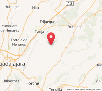 Map of Caspueñas, Castille-La Mancha