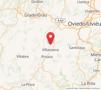Map of Castañedo del Monte, Asturias