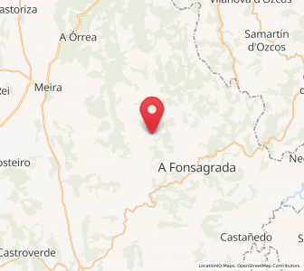 Map of Castañoso, Galicia