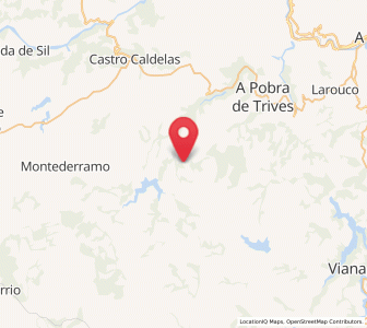 Map of Castéligo, Galicia