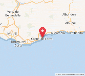 Map of Castell de Ferro, Andalusia
