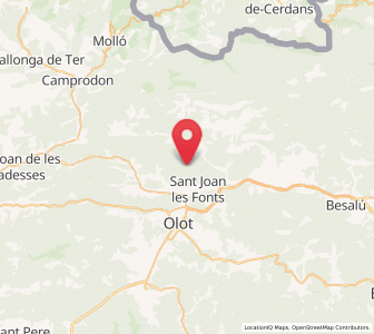Map of Castellar de la Muntanya, Catalonia