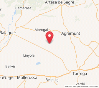Map of Castellserà, Catalonia