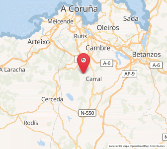 Map of Castelo, Galicia