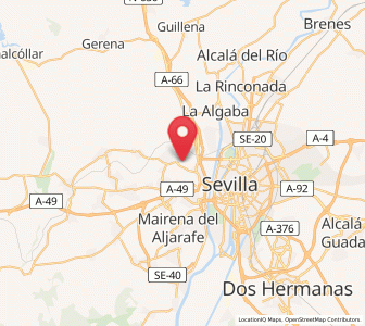 Map of Castilleja de Guzmán, Andalusia