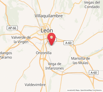 Map of Castillo de la Ribera, Castille and León
