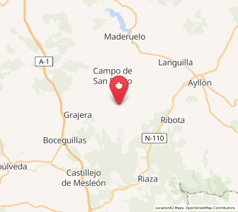 Map of Castiltierra, Castille and León