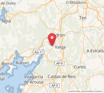 Map of Castiñeiras, Galicia
