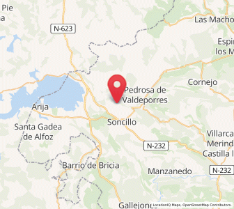 Map of Castrillo de Bezana, Castille and León