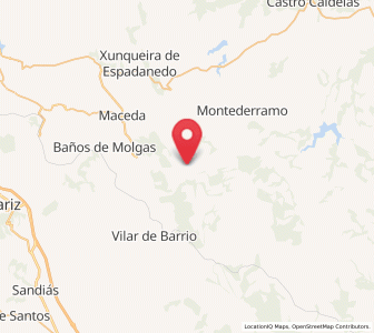 Map of Castro de Escuadro, Galicia