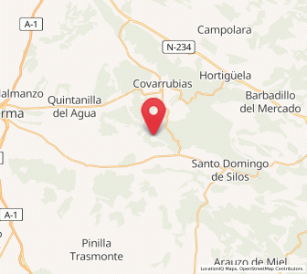 Map of Castroceniza, Castille and León