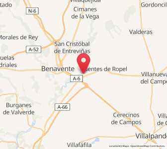 Map of Castrogonzalo, Castille and León