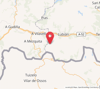 Map of Castromil, Castille and León