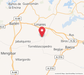 Map of Cástulo, Andalusia